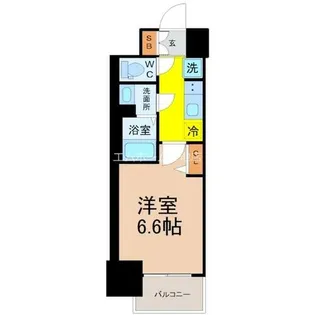 メイクスWアート今池Ⅲ【13階】の間取り