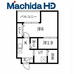 大浜北町シーエム・シス【2FF号室】の間取り