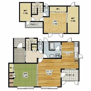 北海道札幌市北区篠路五条4丁目【一戸建】の間取り