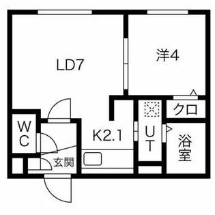 GREXTATE34【4階】の間取り