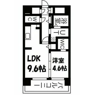シェソワ東桜【5階】の間取り