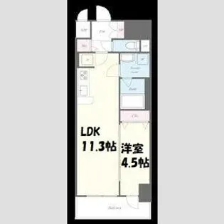 ファンファーレ黄金【5階】の間取り