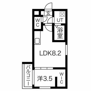 COCONE NAGOYA NORTH【3階】の間取り