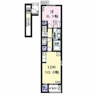 バーベナ【2階】の間取り
