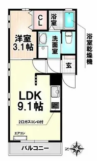 RIASSA【1階】の間取り