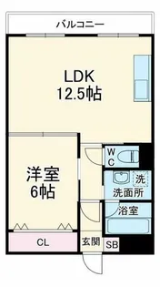 サンクス関目【4階】の間取り