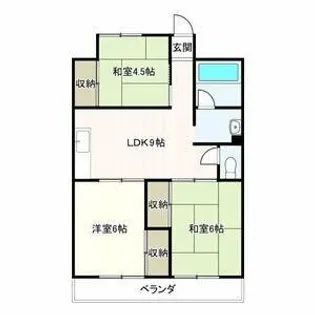 ハイツ小正A【402号室】の間取り