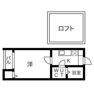 フロール尾頭橋【202号室】の間取り
