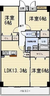 アヴニール・シエル【4階】の間取り
