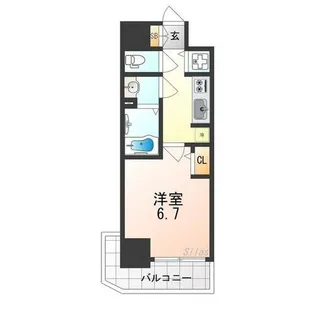 S-RESIDENCE堺湊駅前azure【4階】の間取り
