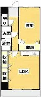 プログレスアサダ瓦町【5階】の間取り