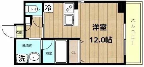 S-FORT都島KERS【5階】の間取り