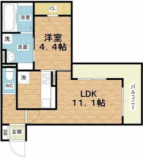 Blancheur関目【3階】の間取り