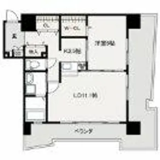 サンシャイン プリンセス 北九州【5階】の間取り