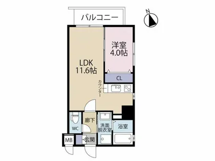 ニューアンジュ下曽根【7階】の間取り
