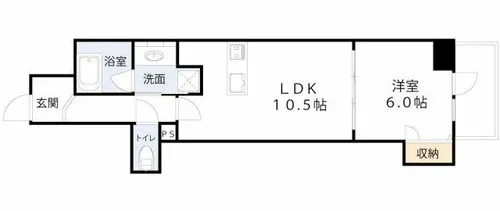 リアライズ天満橋【12階】の間取り