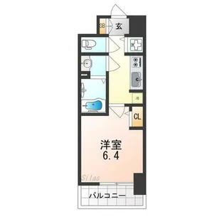 S-RESIDENCE堺湊駅前azure【9階】の間取り