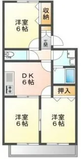 メゾン高須【2階】の間取り