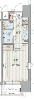 プレサンス名古屋駅前ヴェルロード【10階】の間取り
