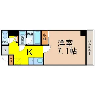 AXIS(アクシス)【7階】の間取り
