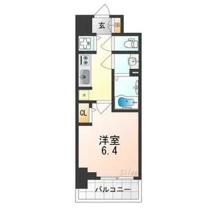 S-RESIDENCE堺湊駅前azure【10階】の間取り