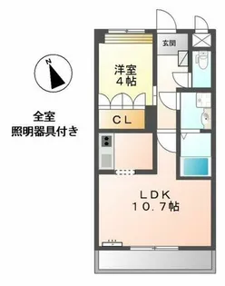 プランドールテラ【2階】の間取り