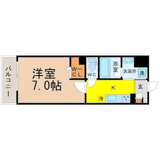 PRIMALE今池【1階】の間取り