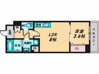 CASA MITO【2階】の間取り