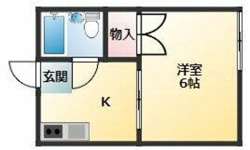 シングルライフ【2階】の間取り
