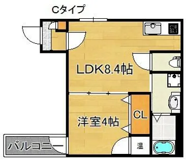 セレナ平林【3階】の間取り