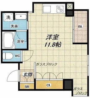 ソーレブリアンテ【4階】の間取り