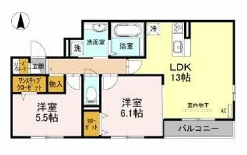 スリーズM【2階】の間取り
