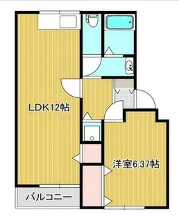 エステートパレスB【3階】の間取り