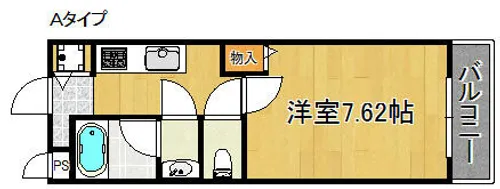 オリーブ泉ヶ丘【1階】の間取り