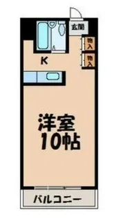 八晃ビル【5階】の間取り