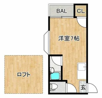 シャーミー諏訪野【2階】の間取り