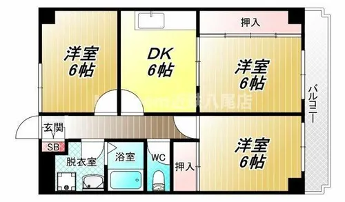 ルミナスマンション【2階】の間取り