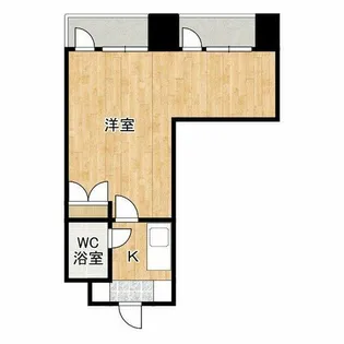 エクセレント中道【4階】の間取り