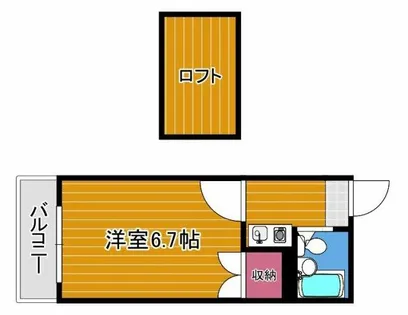 サニーハイム【1階】の間取り