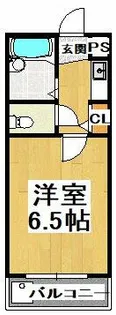 リトゥール深井【4階】の間取り
