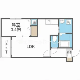 アバンティオエクラ【3階】の間取り