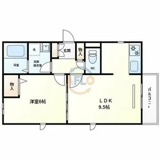 サン・クレール【3階】の間取り