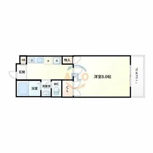 ドミトリオ仁王田【2階】の間取り