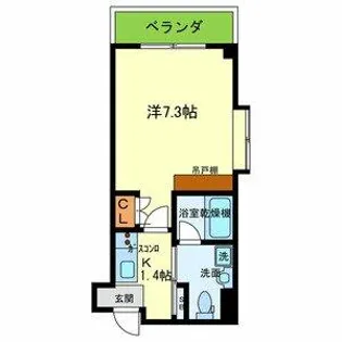 グランドヴィラ都島【6階】の間取り