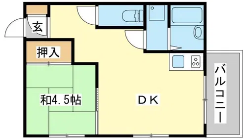 白浜駅西マンション【3階】の間取り