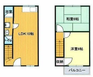 シゲモトステップス【1階】の間取り
