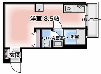 アリタセントラル京橋【2階】の間取り