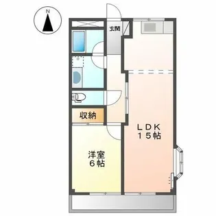 セントラルシティハイム【101号室】の間取り