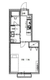 Moment・COCO【103号室】の間取り