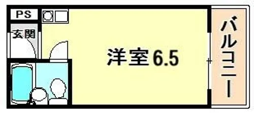カサベラ神戸【9階】の間取り